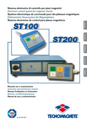 TECNOMAGNETE ST200 Manuel D'utilisation Et D'entretien