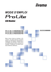 Iiyama ProLite LH6550UHS Mode D'emploi