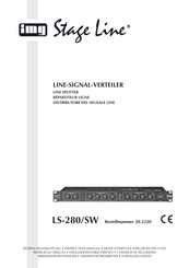 IMG STAGELINE LS-280/SW Mode D'emploi