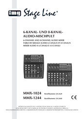 IMG STAGELINE MMX-1244 Mode D'emploi