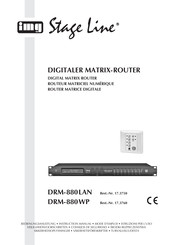 IMG STAGELINE DRM-880LAN Mode D'emploi