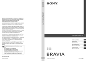 Sony BRAVIA KDL-26L4000 Mode D'emploi