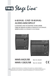 IMG STAGELINE MMX-842USB Mode D'emploi