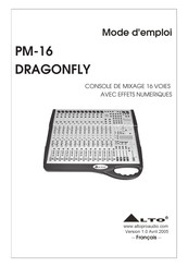 Alto PM-16 DRAGONFLY Mode D'emploi