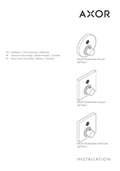 Axor ShowerSelect Round 36722 1 Série Mode D'emploi / Instructions De Montage