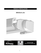 Multiple Awnings BRASILIA slim Manuel D'installation