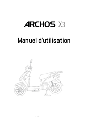 Archos X3 Manuel D'utilisation