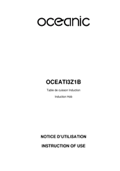 Oceanic OCEATI3Z1B Notice D'utilisation