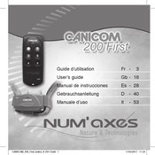 Num'axes CANICOM 200 First Guide D'utilisation