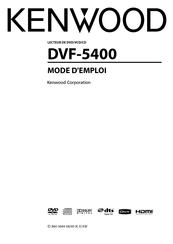 Kenwood DVF-5400 Mode D'emploi