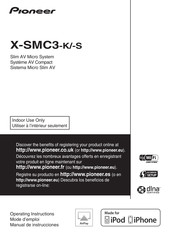 Pioneer X-SMC3-k Mode D'emploi