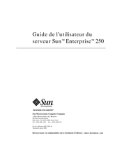 Sun Microsystems Enterprise 250 Guide De L'utilisateur