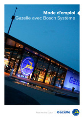 Gazelle Bosch Active Line Mode D'emploi