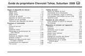 General Motors Chevrolet Suburban 2009 Guide Du Propriétaire
