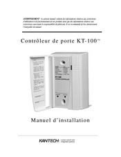 Kantech KT-100 Manuel D'installation