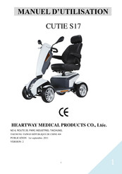 Heartway Medical Products S17 Cutie Manuel D'utilisation