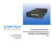 Optica 34600 FXBT Guide D'utilisation