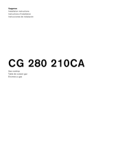 Gaggenau CG 280 210CA Instructions D'installation