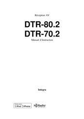 Integra DTR-70.2 Manuel D'instruction