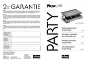 stockli PizzaGrill Party Instructions D'utilisation