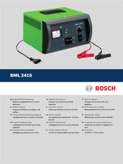 Bosch BML 2415 Notice Originale