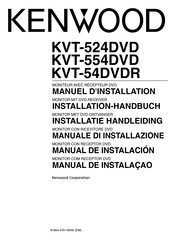 Kenwood KVT-54DVDR Manuel D'installation