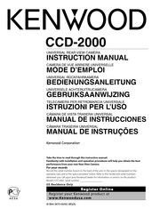 Kenwood CCD-2000 Mode D'emploi
