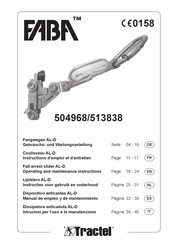 Tractel FABA 513838 Instructions D'emploi Et D'entretien