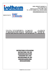Indel Webasto Marine Isotherm DR 150L Instructions D'utilisation