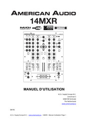 American Audio 14MXR Manuel D'utilisation