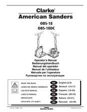 Clarke American Sanders OBS-18 Manuel De L'utilisateur