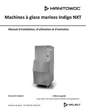 Welbilt Manitowoc Indigo NXT IT1900WM Série Manuel D'installation, D'utilisation Et D'entretien