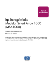 HP Modular Smart Array 1000 Manuel D'installation