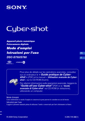 Sony Cyber-shot DSC-S780 Mode D'emploi