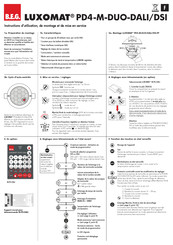 B.e.g. Luxomat PD4-M-DUO-DALI Instructions D'utilisation, De Montage Et De Mise En Service