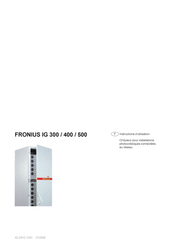 Fronius IG 400 Instructions D'utilisation