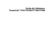 Epson PowerLite 1751 Guide De L'utilisateur