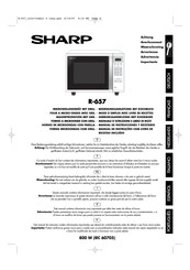Sharp R-657 Mode D'emploi