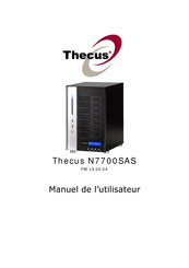 Thecus N7700SAS Manuel De L'utilisateur