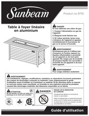 Sunbeam 9710 Guide D'utilisation