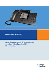 Aastra OpenPhone 65 Mode D'emploi