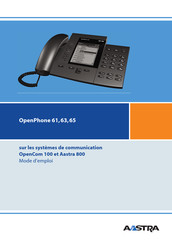 Aastra OpenPhone 61 Mode D'emploi