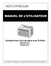 Heat Controller RADS-51L Manuel De L'utilisateur