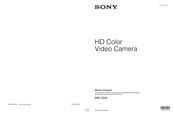 Sony BRC-Z330 Mode D'emploi