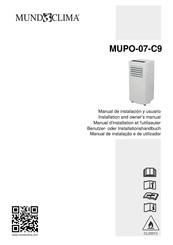 mundoclima MUPO-07-C9 Manuel D'installation Et D'utilisation