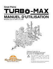 GREAT PLAINS Turbo-Max 8.0M Manuel D'utilisation