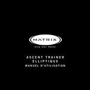 Matrix ASCENT TRAINER ELLIPTIQUE E3XC-01 Manuel D'utilisation