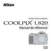 Nikon COOLPIX L820 Manuel De Référence