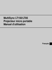 NEC MyltiSync LT150 Manuel D'utilisation