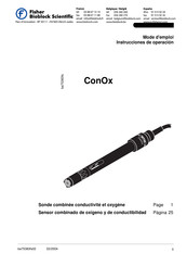 wtw ConOx Mode D'emploi